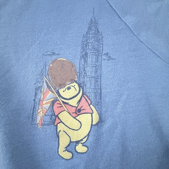 Disney Epcot World Showcase United Kingdom Winnie The Pooh Hoodie Jacket Small - Picture 3 of 9